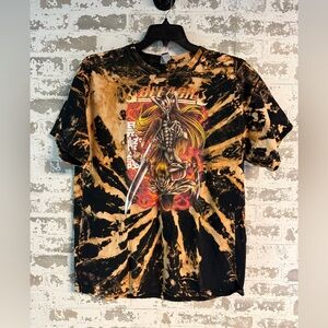 NEW - Hollow Spirit Spiral Bleached Anime Tee Tshirt - Size XL